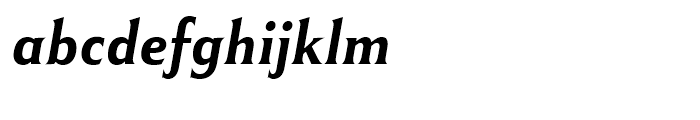 Winsel Extended Demi Italic Font LOWERCASE