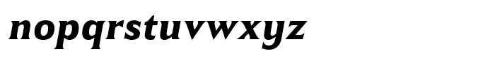 Winsel Extended ExtraBold Italic Font LOWERCASE