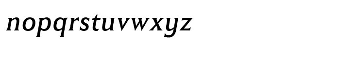 Winsel Extended Regular Italic Font LOWERCASE