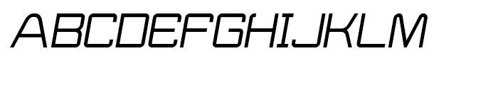 Wired Black Italic Font UPPERCASE