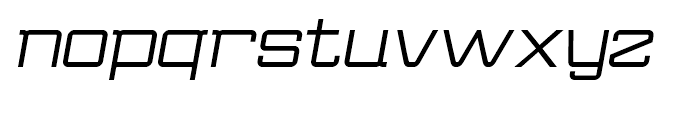 Wired Black Italic Font LOWERCASE
