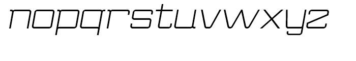 Wired Italic Font LOWERCASE