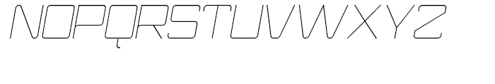 Wired Light Italic Font UPPERCASE