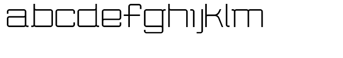 Wired Regular Font LOWERCASE