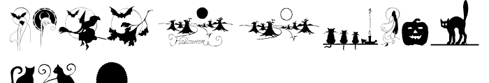 Witchery Regular Font LOWERCASE