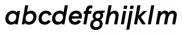 Wigrum Medium Italic Font LOWERCASE