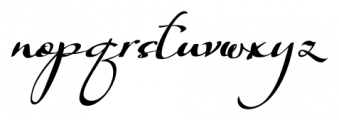 WildSong  Fat Font LOWERCASE