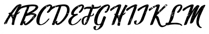 Wingman Brush Vintage Font UPPERCASE