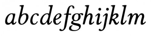 Winthorpe Italic Font LOWERCASE