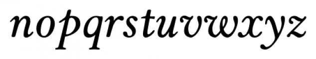 Winthorpe Italic Font LOWERCASE