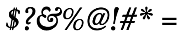 Winthorpe SemiBold Italic Font OTHER CHARS