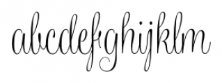 Wishes Script Pro Text Light Font LOWERCASE