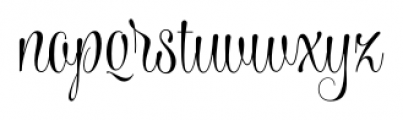 Wishes Script Pro Text Font LOWERCASE