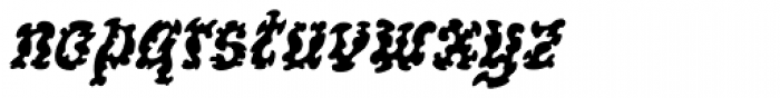 WILD1 Ruts Normal Italic Font LOWERCASE