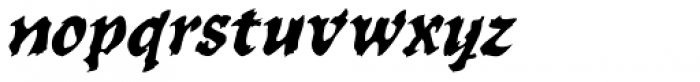WILD1 Toxia Italic Font LOWERCASE