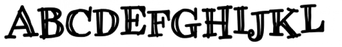 Wiccan Serif Bold Font LOWERCASE