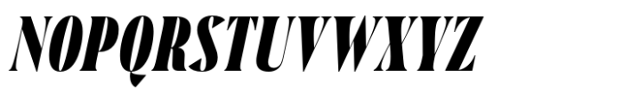 Wichittra Black Italic Font UPPERCASE