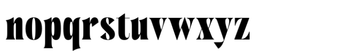 Wichittra Black Font LOWERCASE