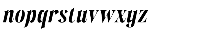 Wichittra Bold Italic Font LOWERCASE