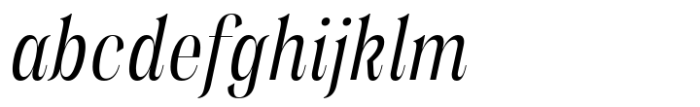 Wichittra Italic Font LOWERCASE