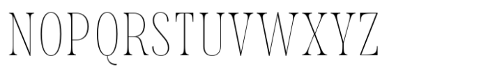 Wichittra Thin Font UPPERCASE