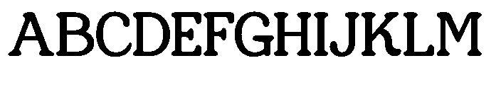 Wickborne Font UPPERCASE