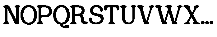 Wickborne Font UPPERCASE