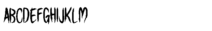 Wicked Demons Font UPPERCASE