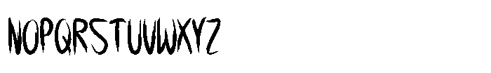 Wicked Demons Font UPPERCASE
