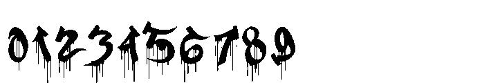 Wicked Paint Regular Font OTHER CHARS