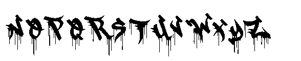 Wicked Paint Regular Font UPPERCASE