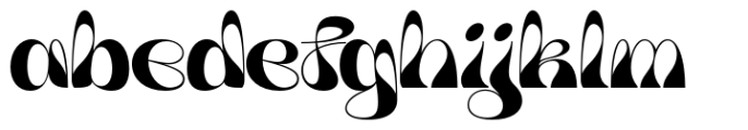 Wickedelic Regular Font LOWERCASE