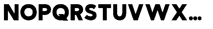 Wideform Font UPPERCASE