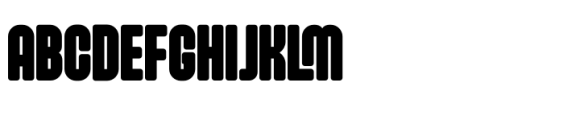 Widemon Regular Font UPPERCASE