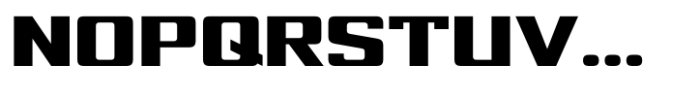 Widespread Bold Font UPPERCASE