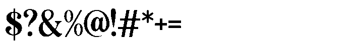 Widlething Font OTHER CHARS