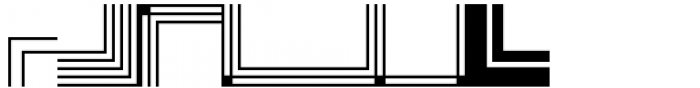 Wienerin Frames Regular Font LOWERCASE
