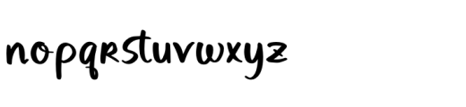 Wiggle Parade Regular Font LOWERCASE
