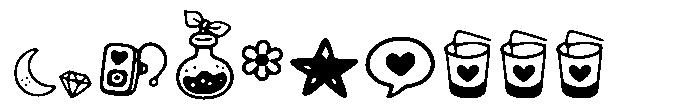 Wigly Love Doodles FONT
