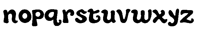 Wigly Love Regular Font LOWERCASE