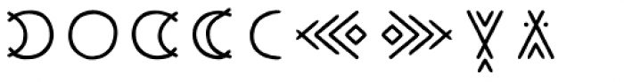 Wigwams Symbols Font UPPERCASE