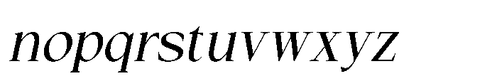 Wikolia Italic Font LOWERCASE
