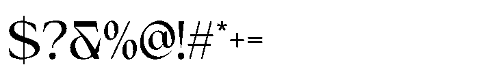 Wikolia Regular Font OTHER CHARS