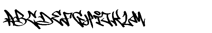 Wild Blitc Font UPPERCASE