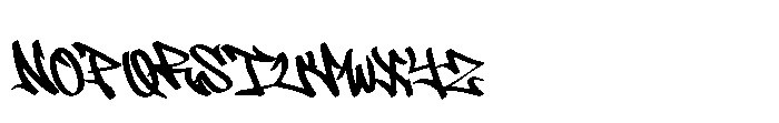 Wild Blitc Font UPPERCASE