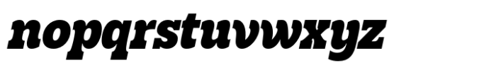Wild Bounty Italic Font LOWERCASE