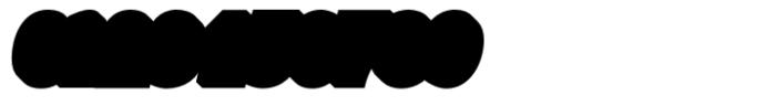 Wild Bounty Shadow Italic Font OTHER CHARS