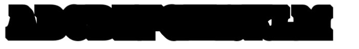 Wild Bounty Shadow Font UPPERCASE