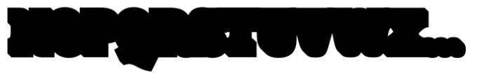 Wild Bounty Shadow Font UPPERCASE