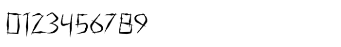Wild Carved Font OTHER CHARS